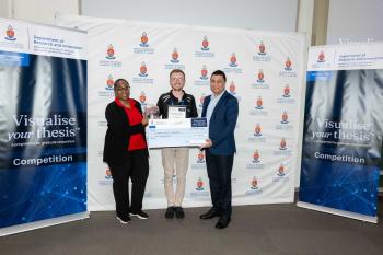 Aaron Harvey secures second runner-up at the 2026 UP Visualise Your Thesis competition