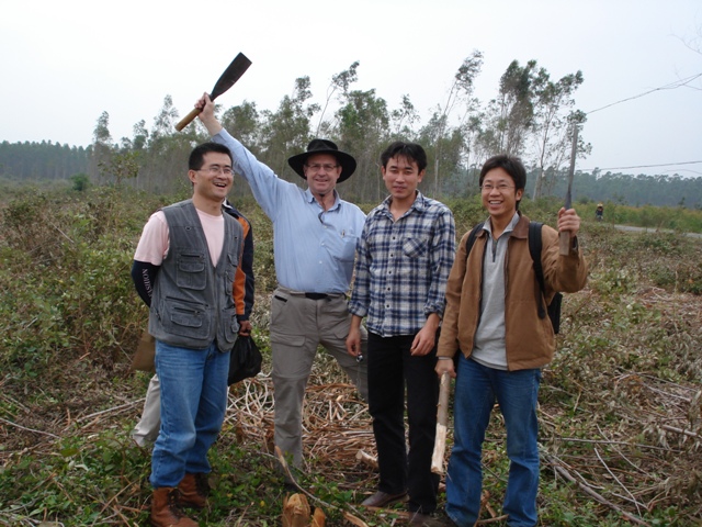 CFEPP team (from left to right): JiaGuang Cao, XuDong Zhou, Mike Wingfield, ShuaiFei Chen, and ShiChao Zhang.